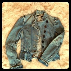 MARC JACOBS DENIM MILITARY JACKET